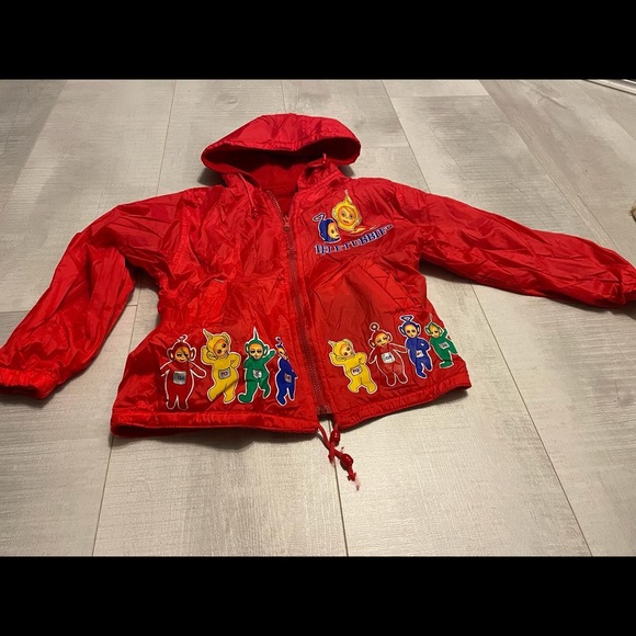 Vintage Teletubbies Reversible Jacket - Fleece Jacket or Wind Breaker—NEW - Picture 6 of 13